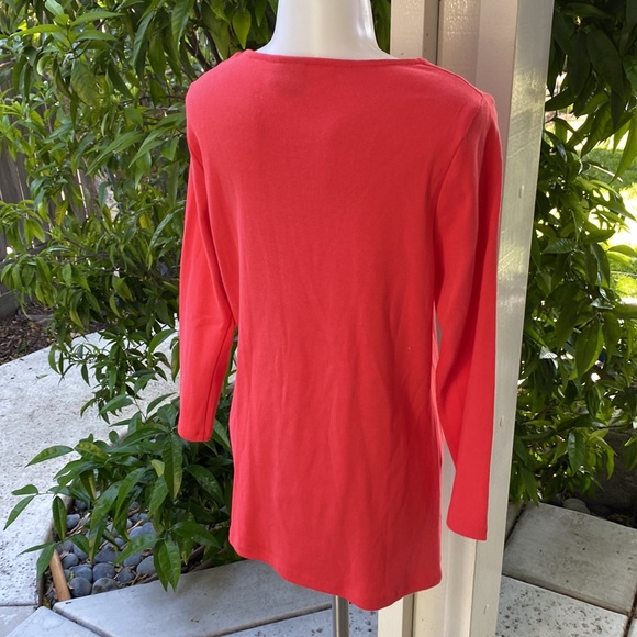 RAFAELLA Embellished Long Sleeve Tee - Picture 3 of 9